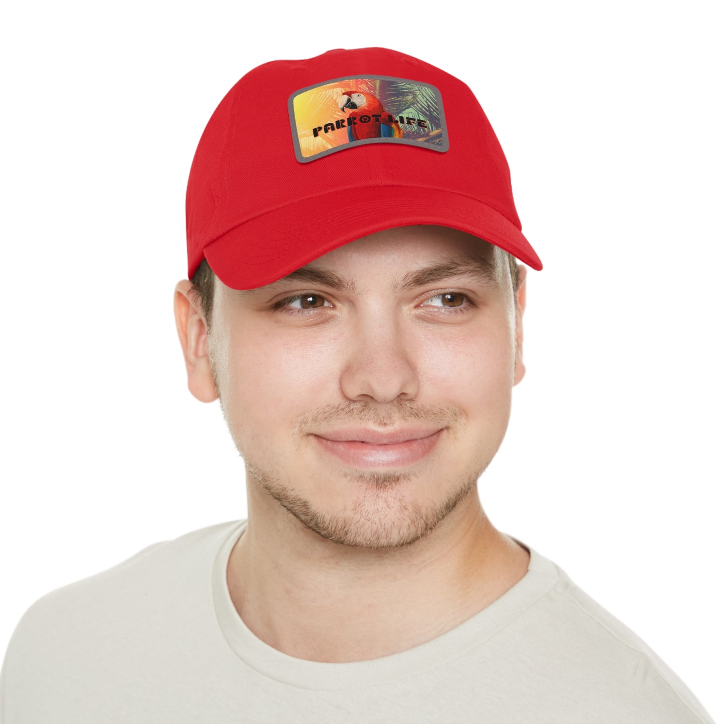 Parrot Life® Dad Hat with Faux Leather Patch