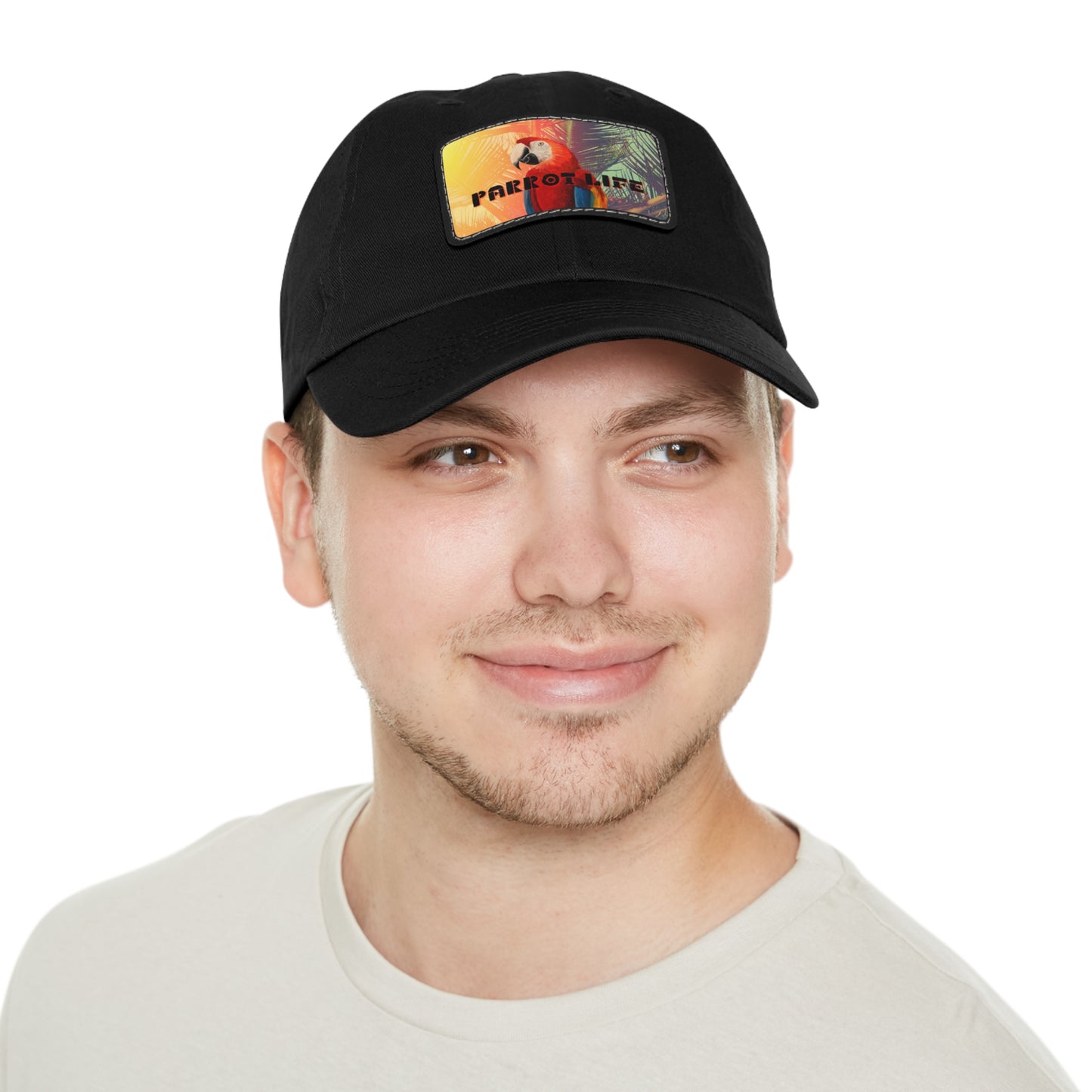 Parrot Life® Dad Hat with Faux Leather Patch