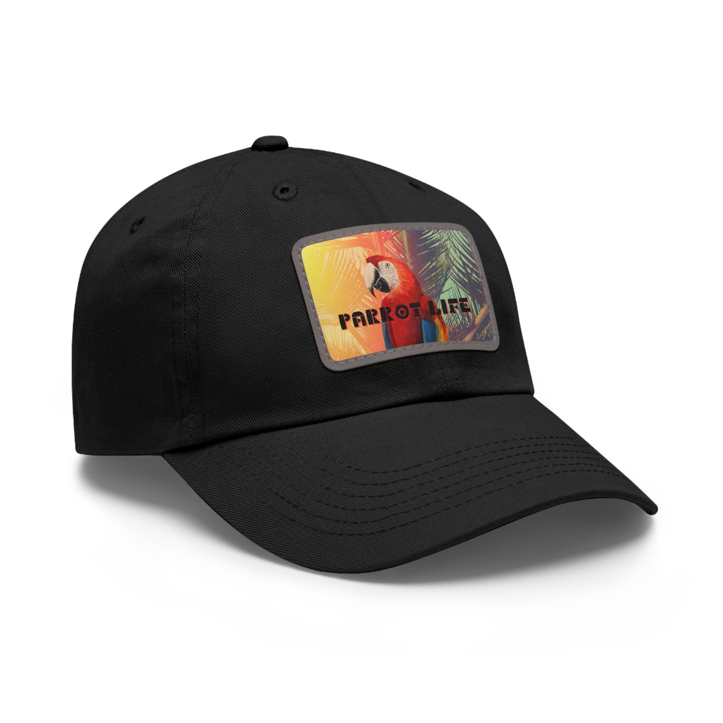 Parrot Life® Dad Hat with Faux Leather Patch