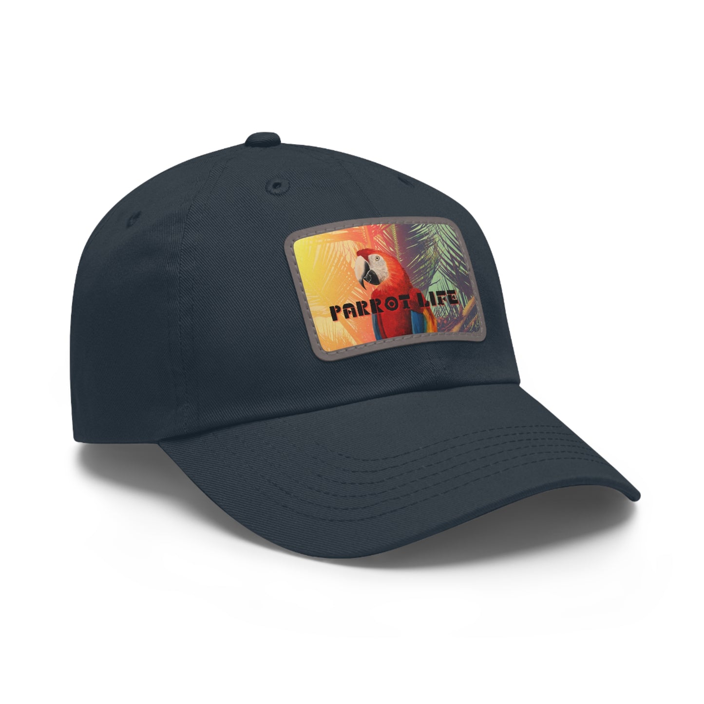 Parrot Life® Dad Hat with Faux Leather Patch