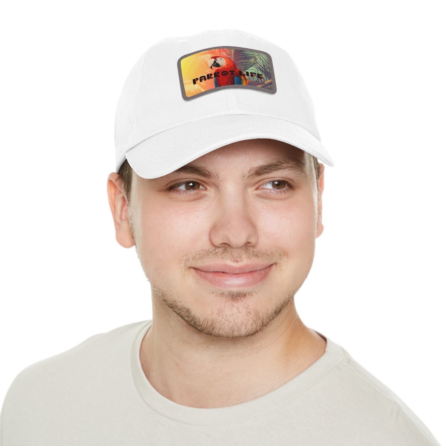 Parrot Life® Dad Hat with Faux Leather Patch
