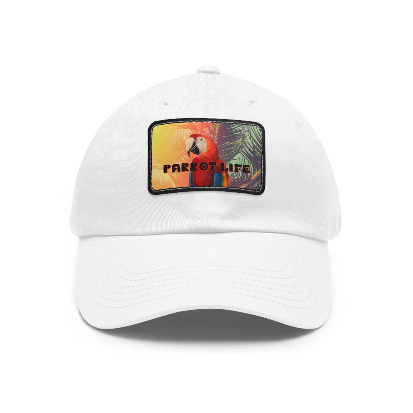 Parrot Life® Dad Hat with Faux Leather Patch