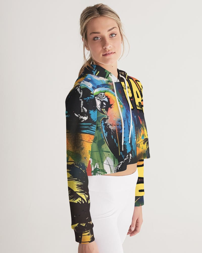 Parrot Life Women's Cropped Hoodie