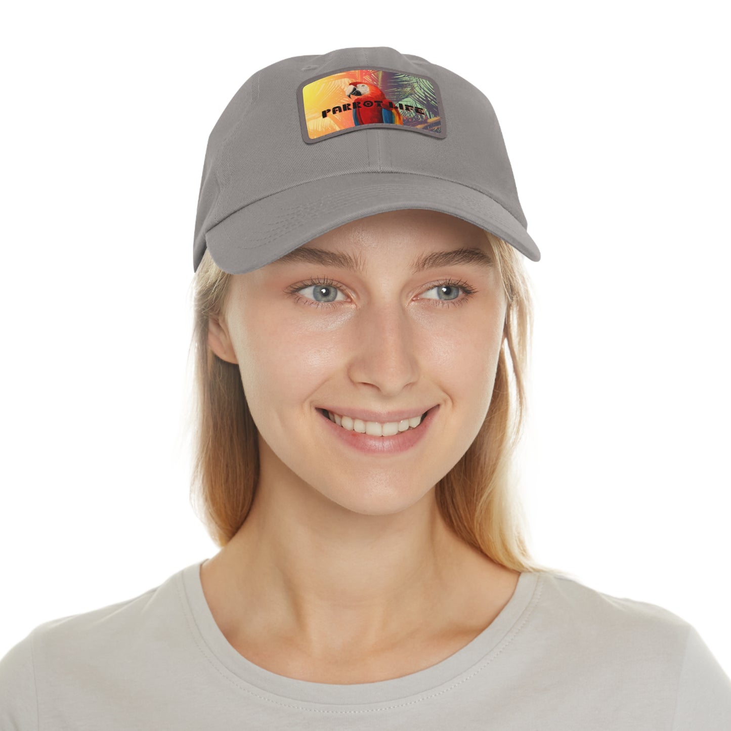 Parrot Life® Dad Hat with Faux Leather Patch