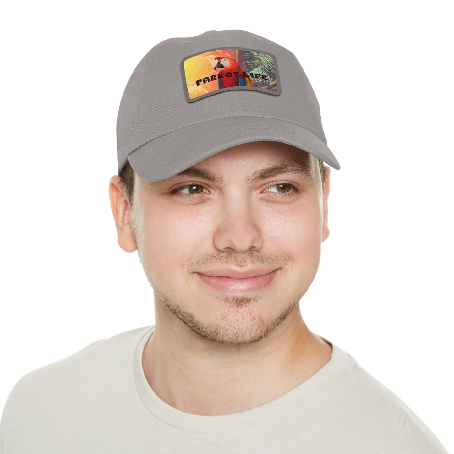 Parrot Life® Dad Hat with Faux Leather Patch