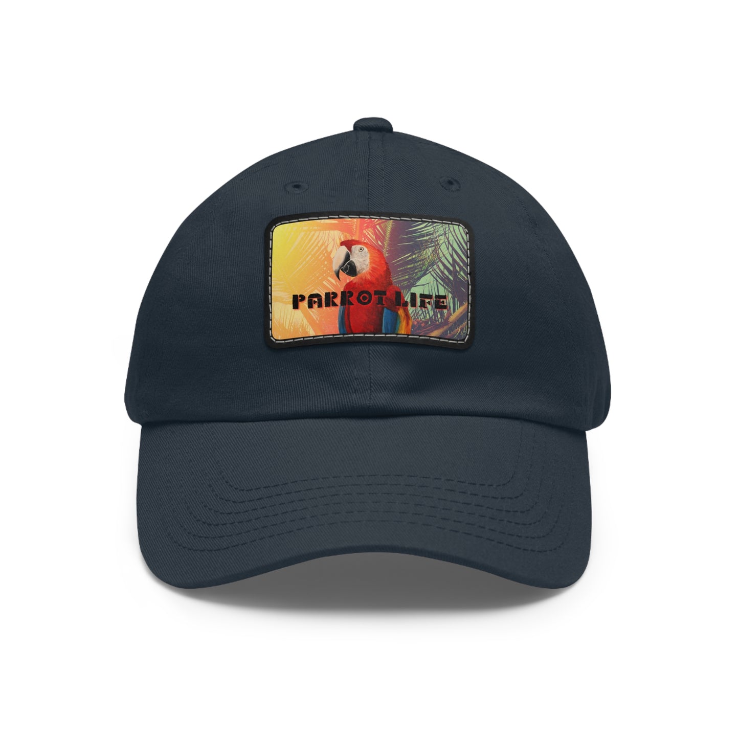 Parrot Life® Dad Hat with Faux Leather Patch