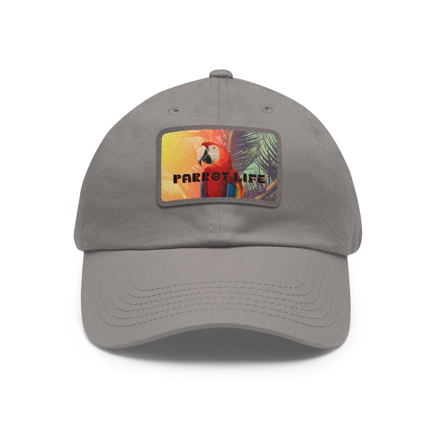 Parrot Life® Dad Hat with Faux Leather Patch