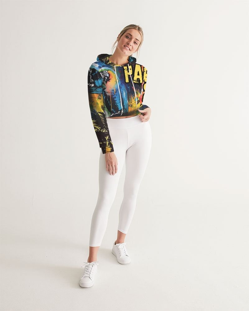 Parrot Life Women's Cropped Hoodie