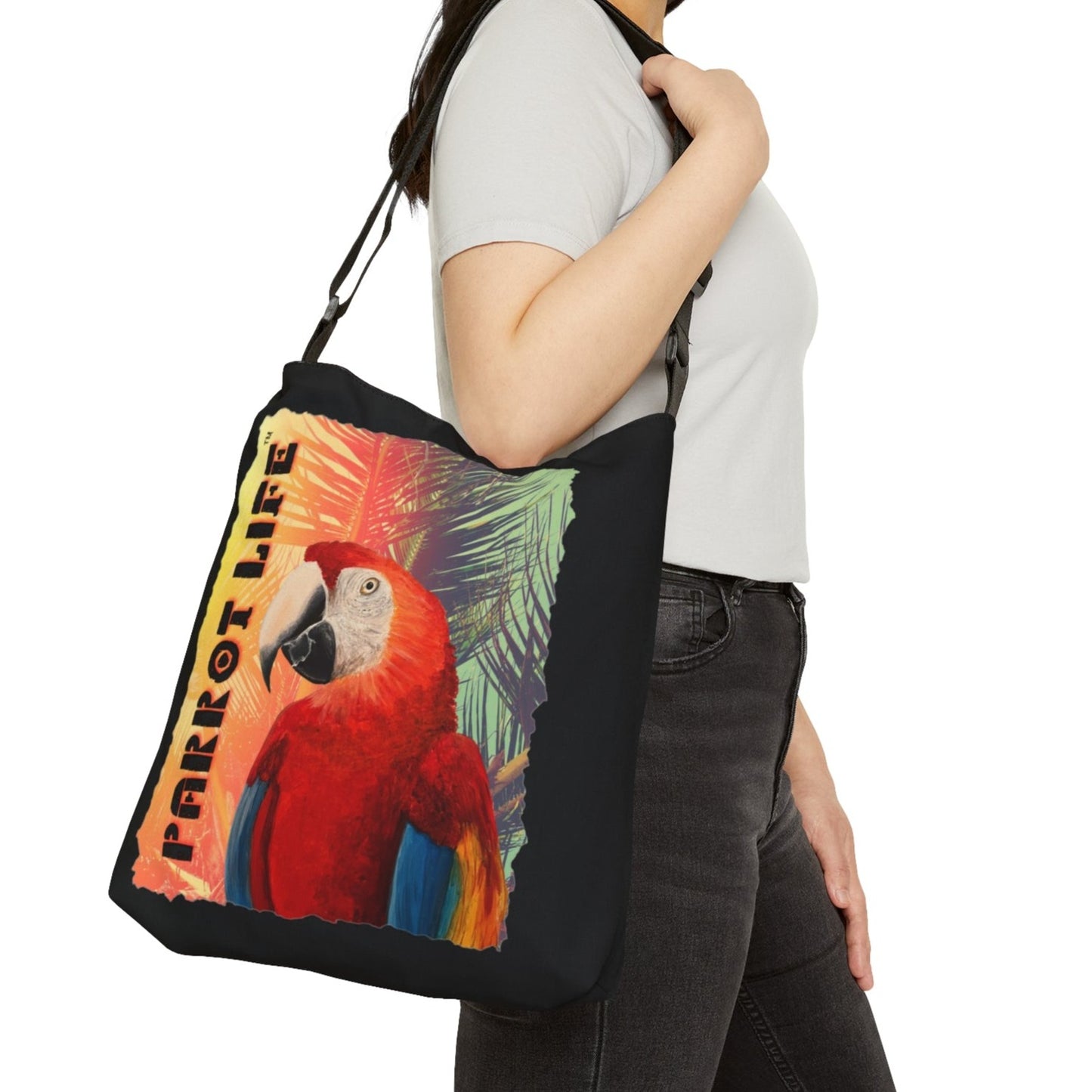 Parrot Life® Tropical Adjustable Tote Bag