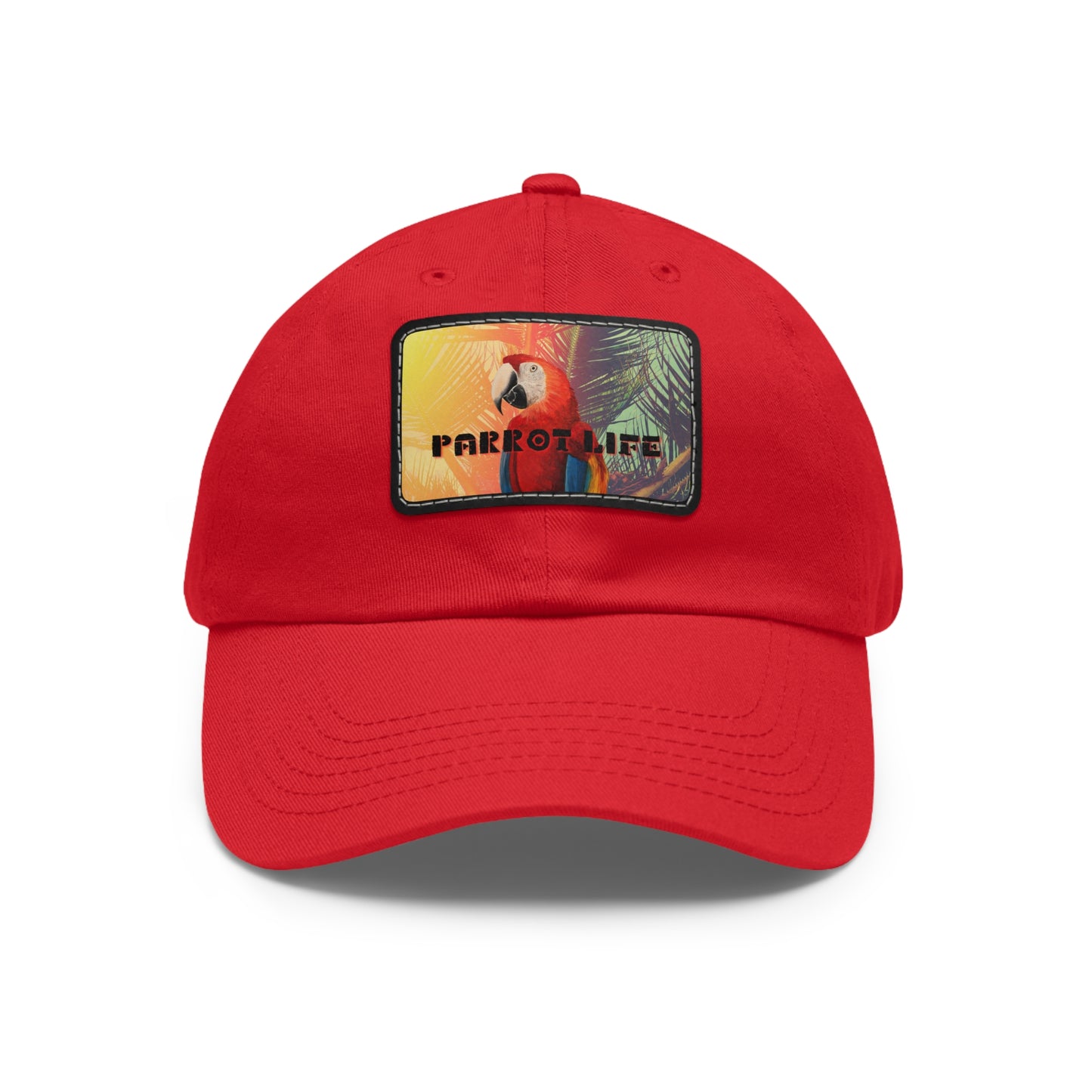 Parrot Life® Dad Hat with Faux Leather Patch