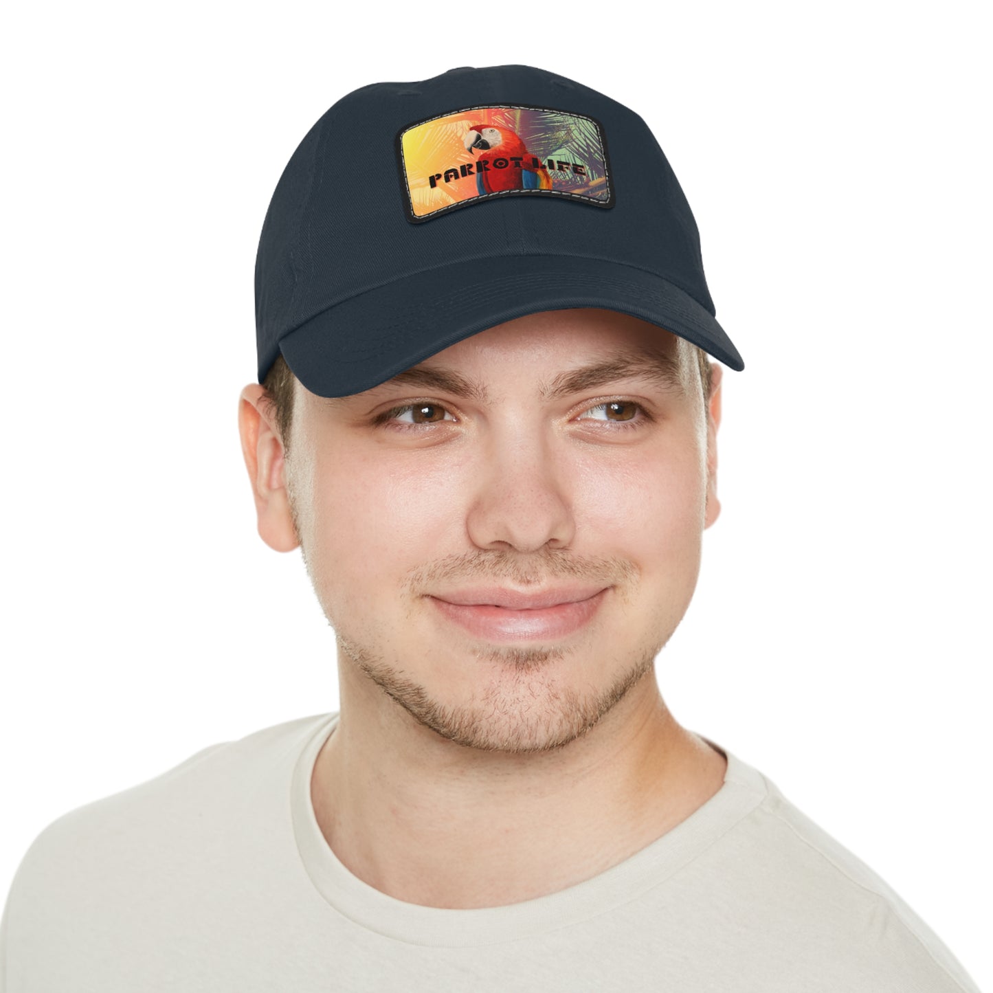 Parrot Life® Dad Hat with Faux Leather Patch