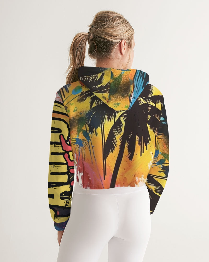 Parrot Life Women's Cropped Hoodie