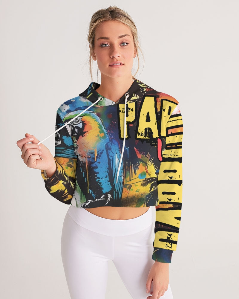 Parrot Life Women's Cropped Hoodie