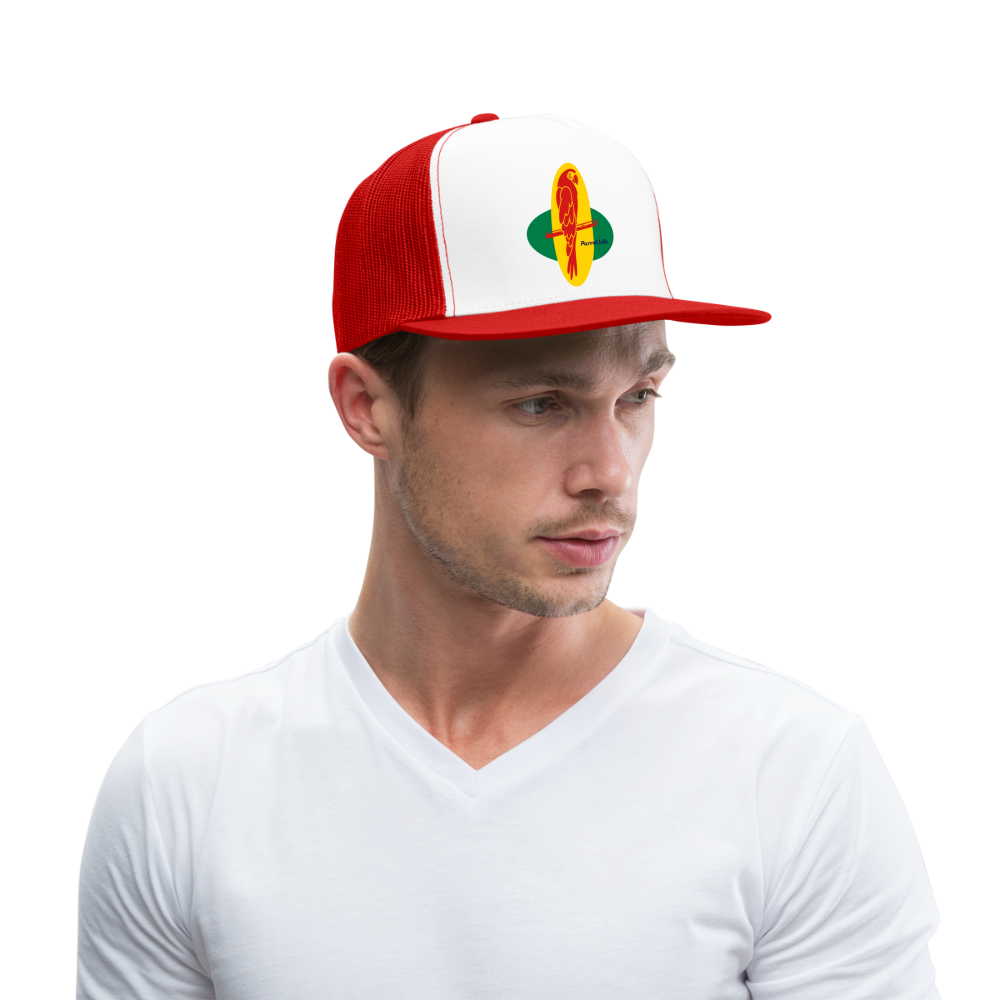 Parrot Life Trucker Hat - white/red