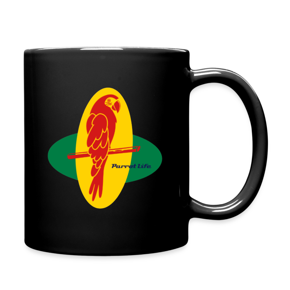 Parrot Life Black Logo Mug - black
