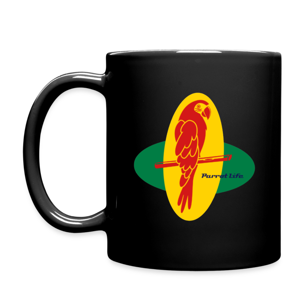 Parrot Life Black Logo Mug - black