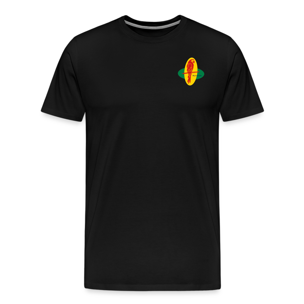 Parrot Life Ringo Logo Mens T-Shirt Sizes to 5XL - black