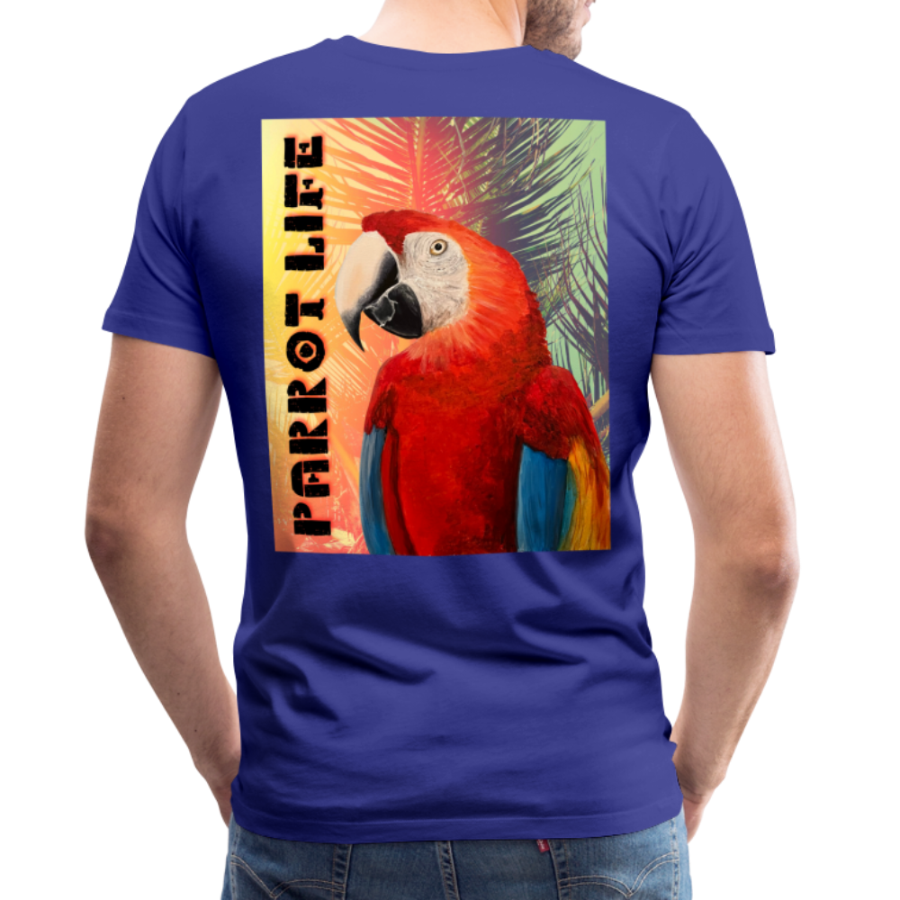 Parrot Life Ringo Logo Mens T-Shirt Sizes to 5XL - royal blue