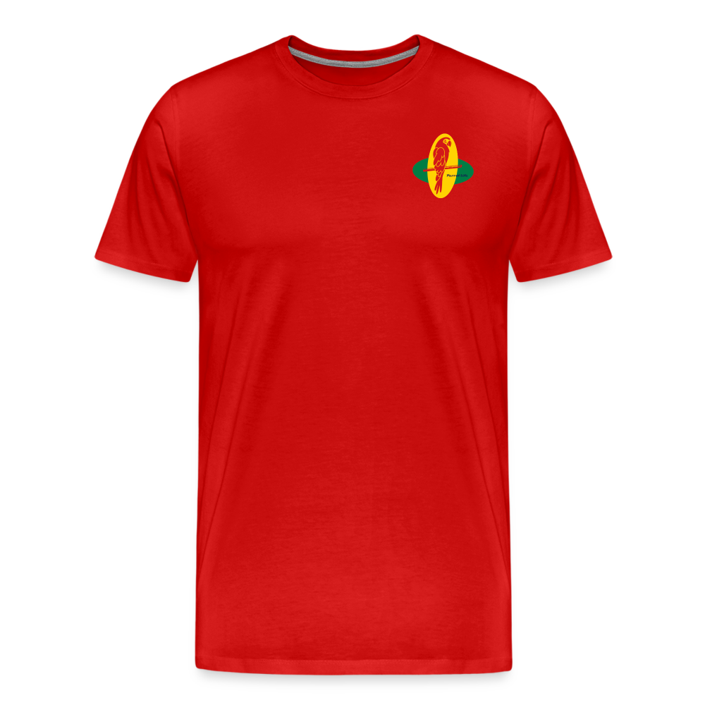 Parrot Life Ringo Logo Mens T-Shirt Sizes to 5XL - red