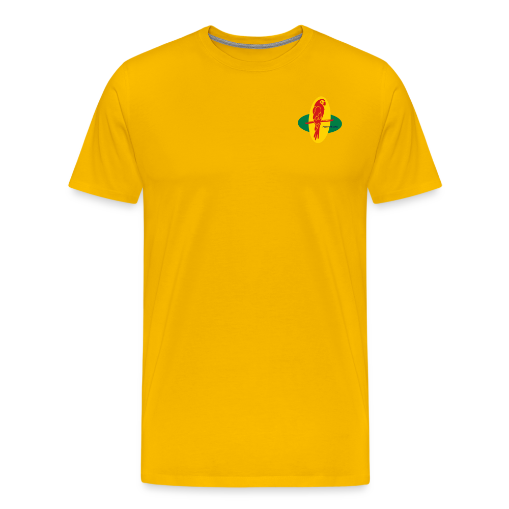Parrot Life Ringo Logo Mens T-Shirt Sizes to 5XL - sun yellow