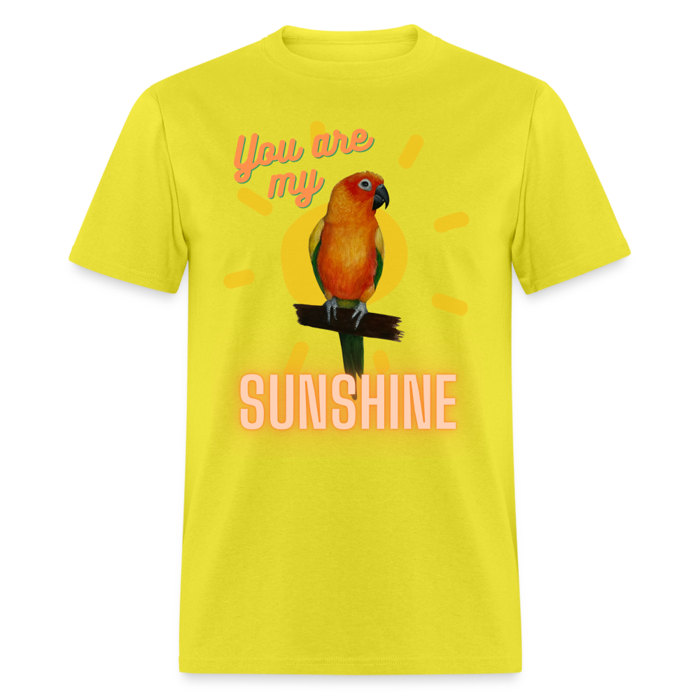 Parrot Life You are my SUNSHINE Unisex Classic T-Shirt - yellow