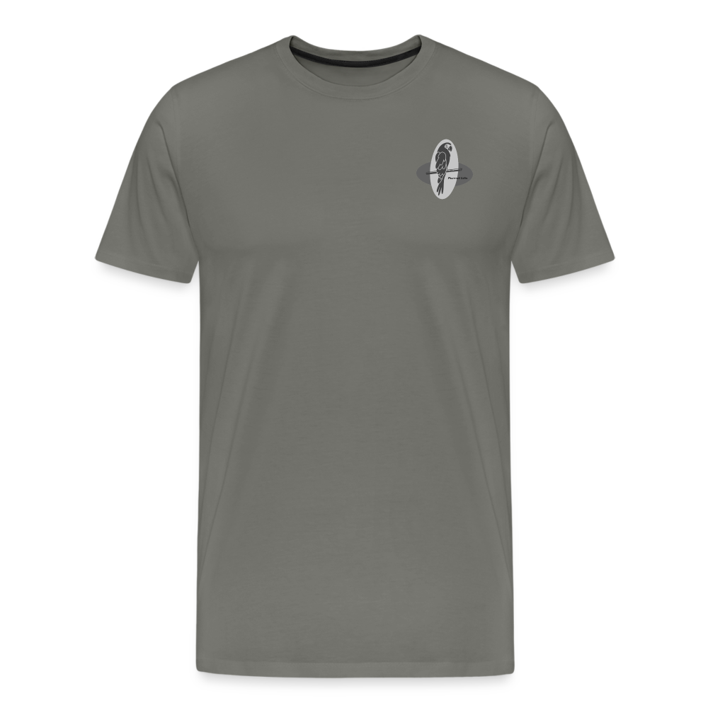 Is Mai Tai on Straight Parrot Life Mens T-Shirt - asphalt gray
