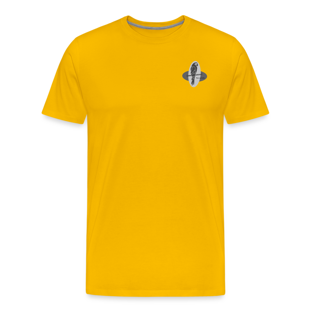 Is Mai Tai on Straight Parrot Life Mens T-Shirt - sun yellow