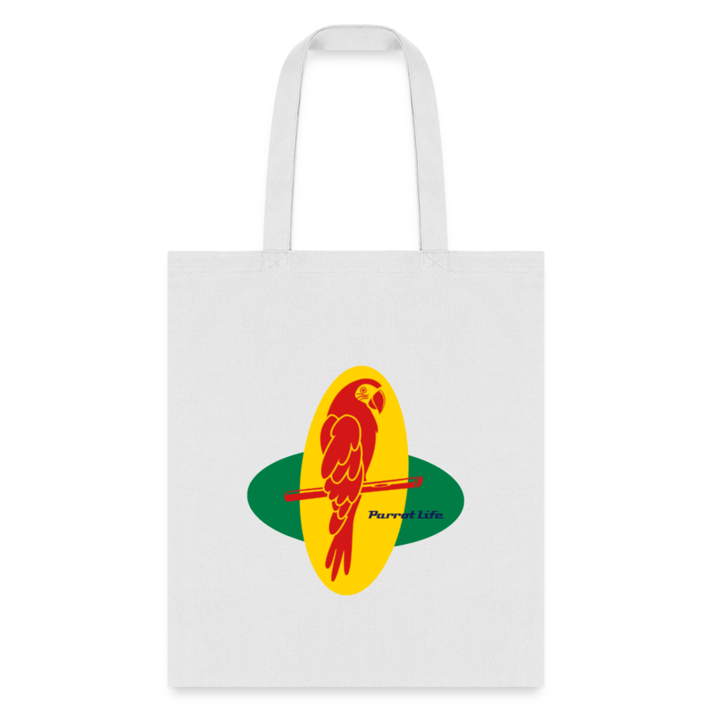 Parrot Life Tote Bag - white