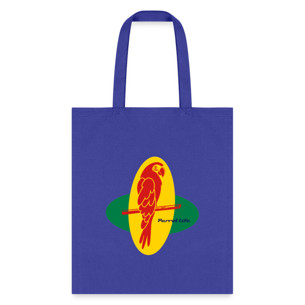 Parrot Life Tote Bag - royal blue