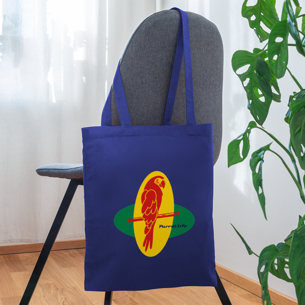 Parrot Life Tote Bag - royal blue