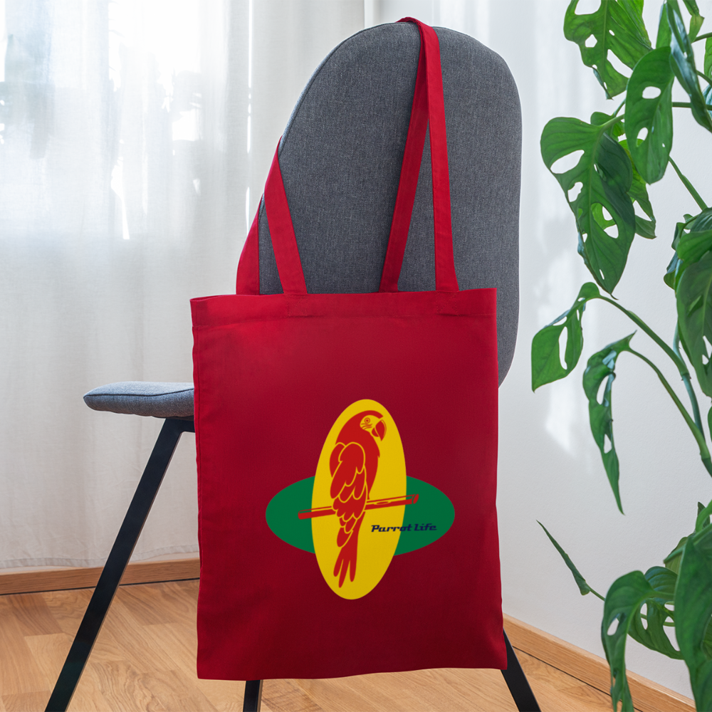 Parrot Life Tote Bag - red
