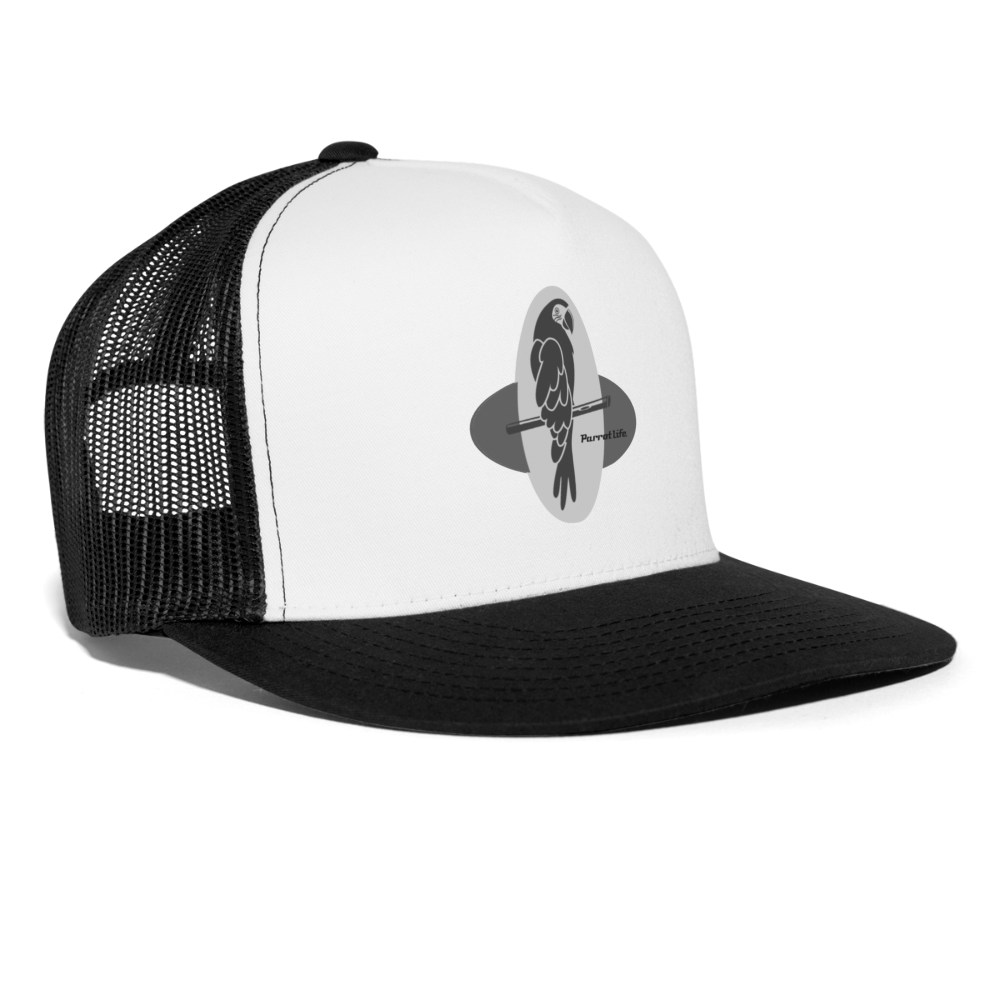 Parrot Life Logo Mono Haat - white/black