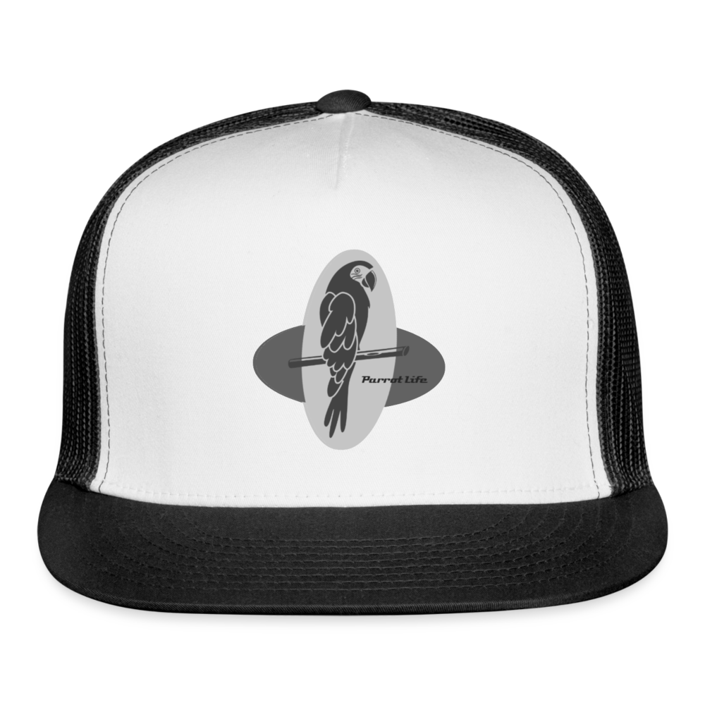 Parrot Life Logo Mono Haat - white/black