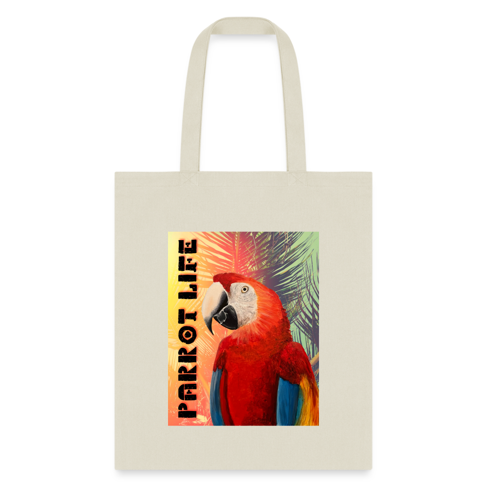 Parrot Life Tote Bag - natural