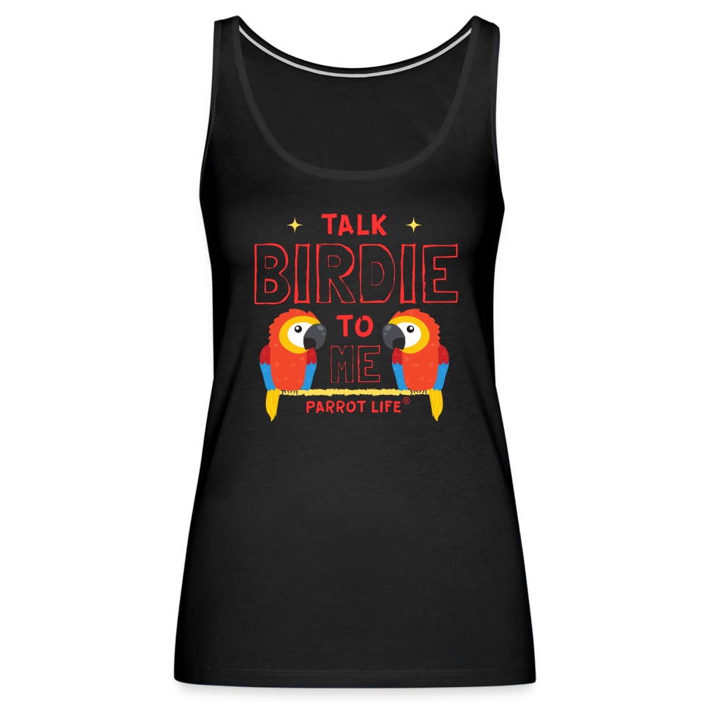 Parrot Life® Talk Birdie To Me Women’s Tank Top - black
