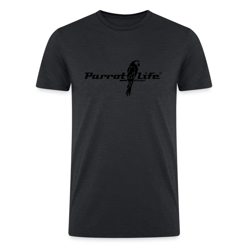 Parrot Life® Men’s Tri-Blend Sustainable Organic T-Shirt - heather black