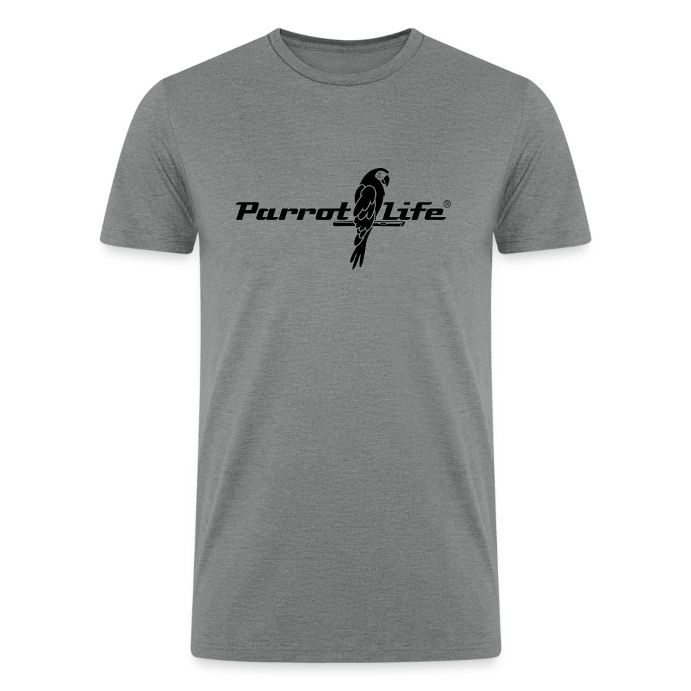 Parrot Life® Men’s Tri-Blend Sustainable Organic T-Shirt - heather gray