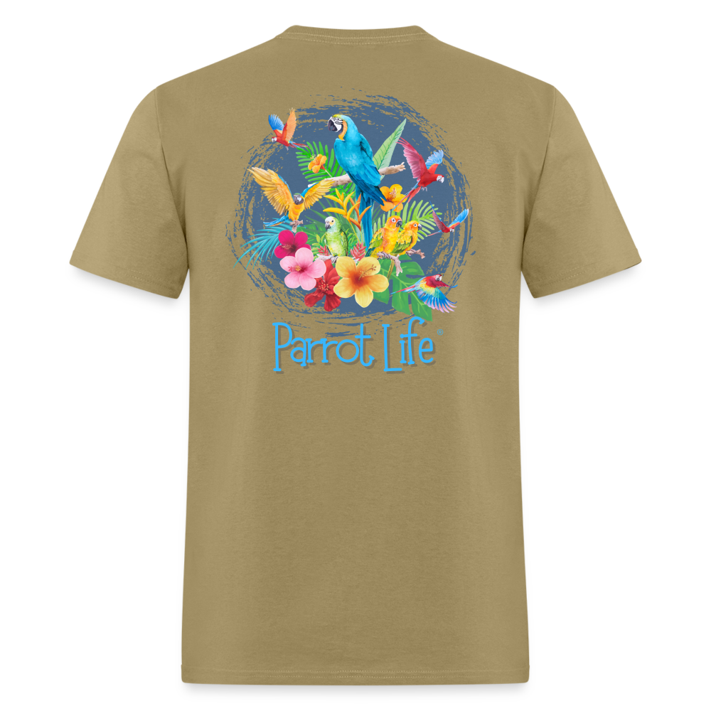 Parrot Life® Parrots Unisex Classic T-Shirt - khaki