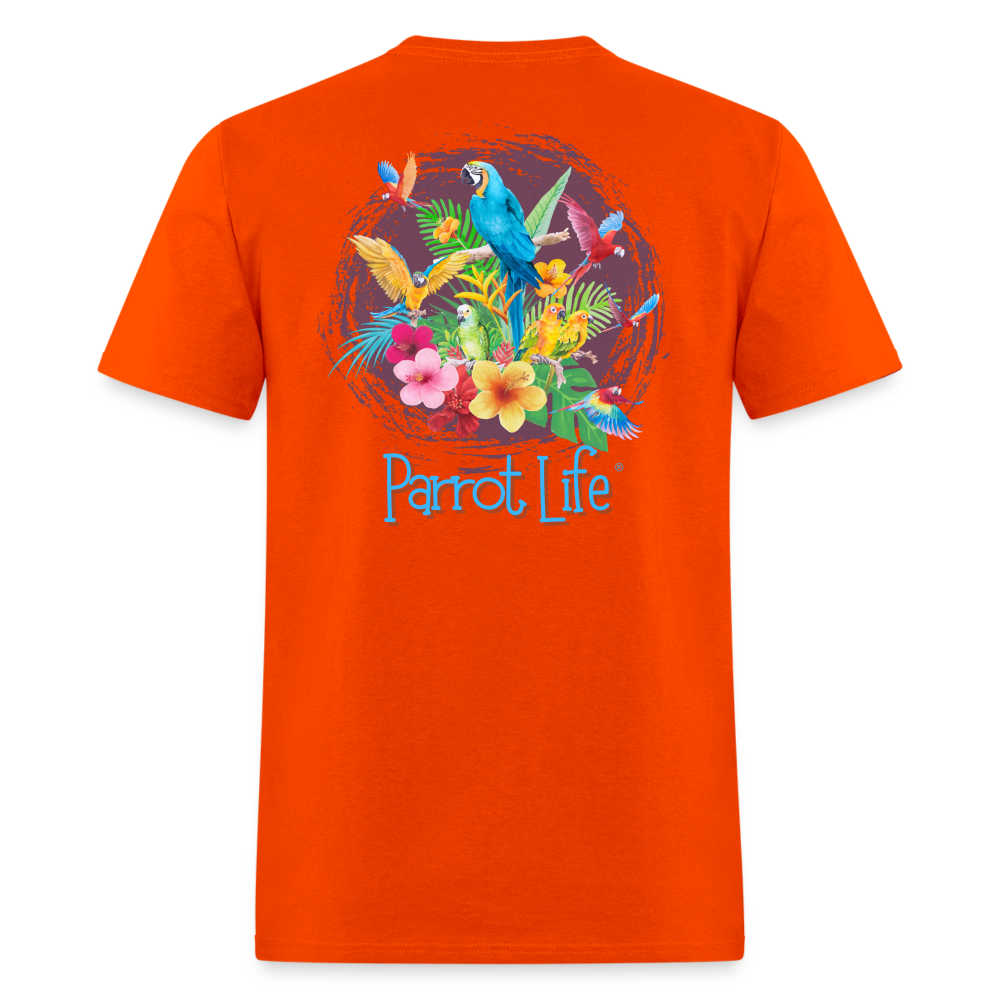 Parrot Life® Parrots Unisex Classic T-Shirt - orange