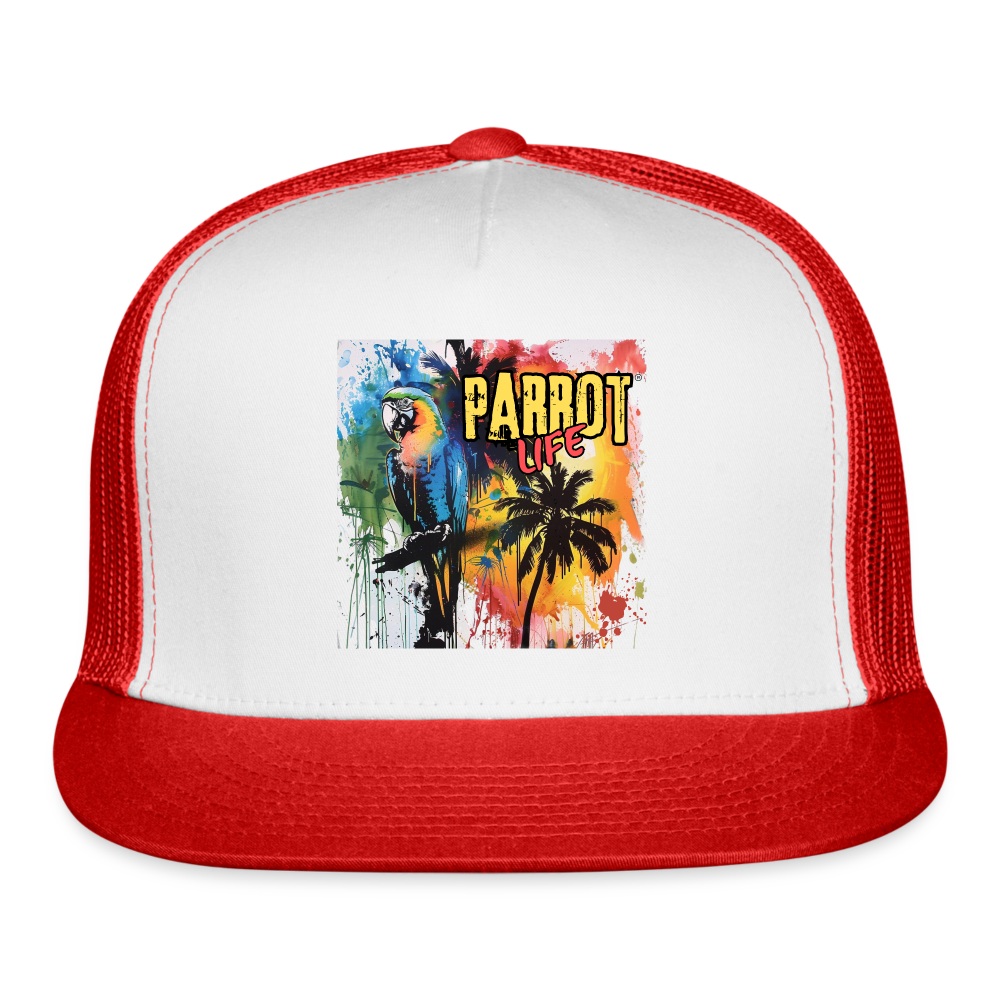 Parrot Life® Trucker Cap - white/red