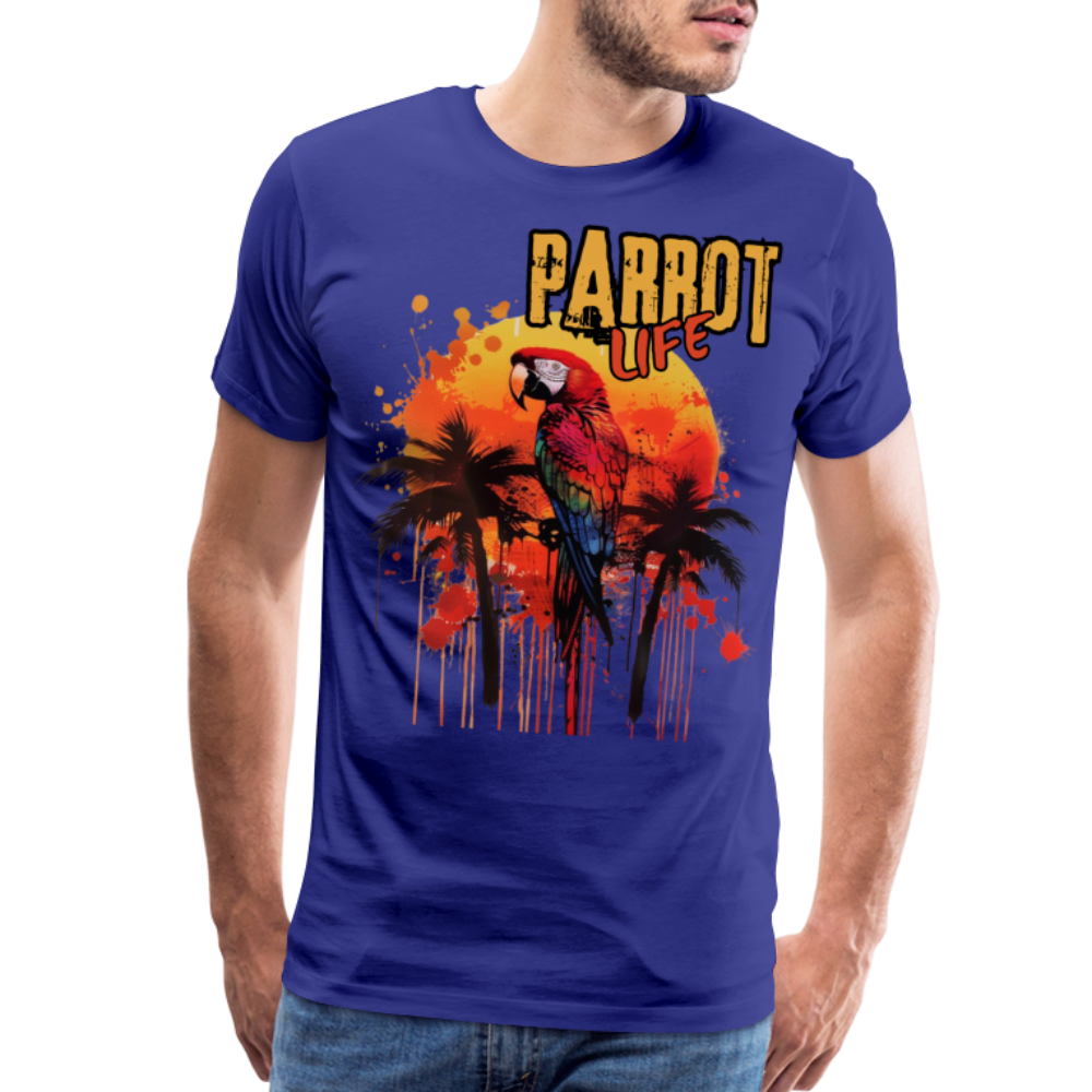Parrot Life® Graffiti Men's Premium T-Shirt - royal blue