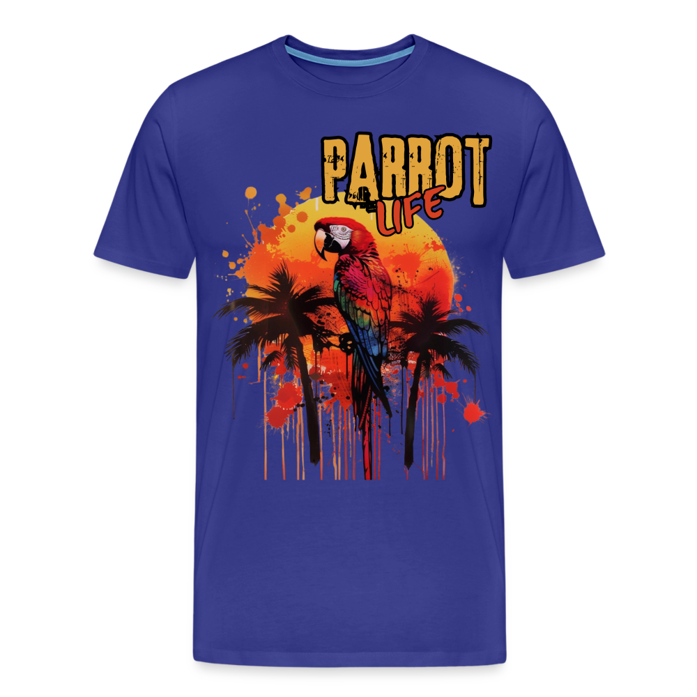 Parrot Life® Graffiti Men's Premium T-Shirt - royal blue