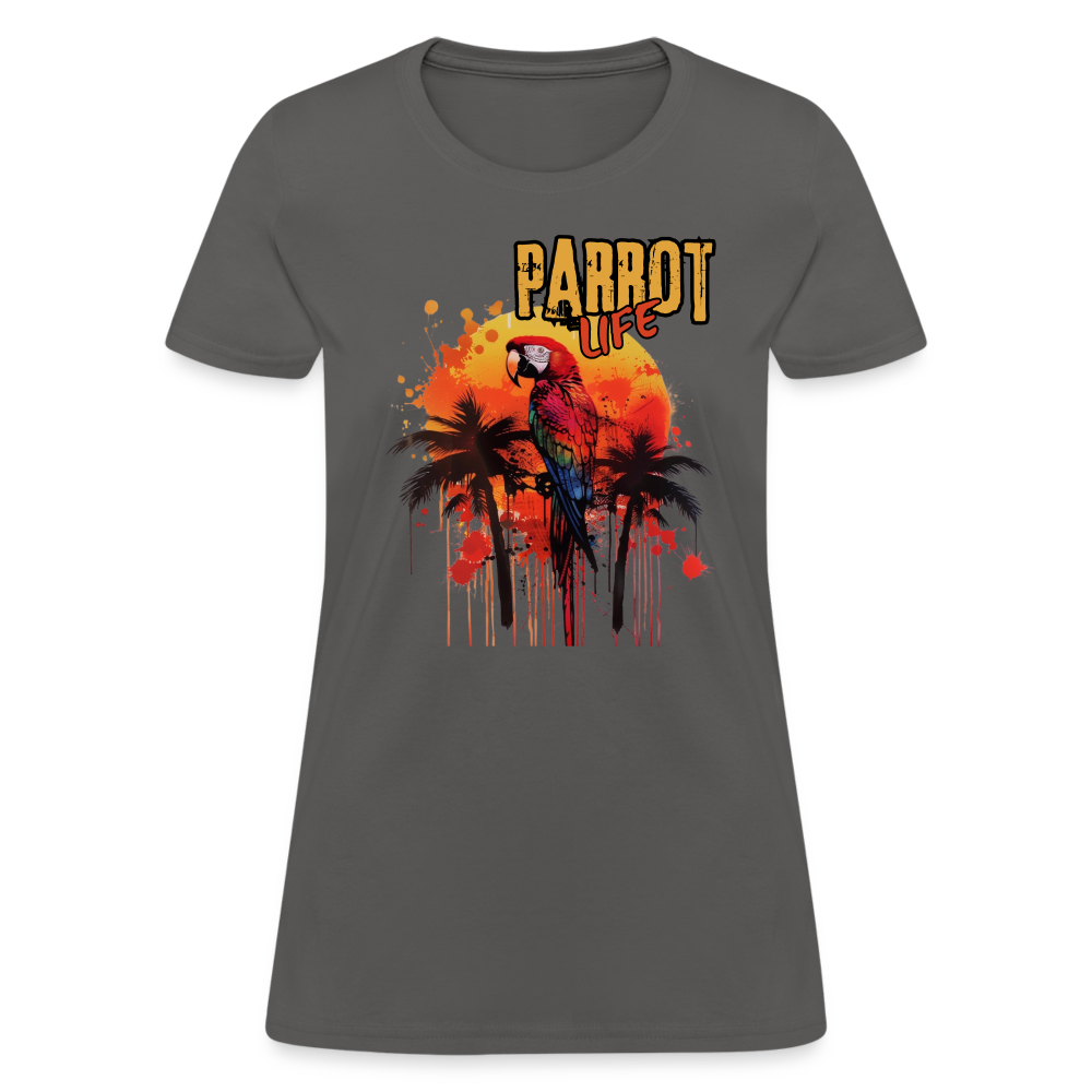 Parrot Life Women's T-Shirt - charcoal