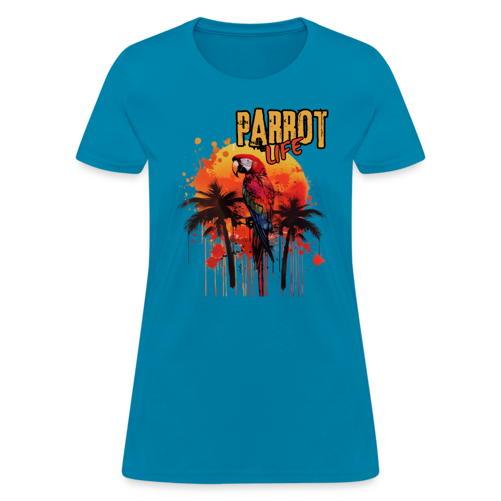 Parrot Life Women's T-Shirt - turquoise