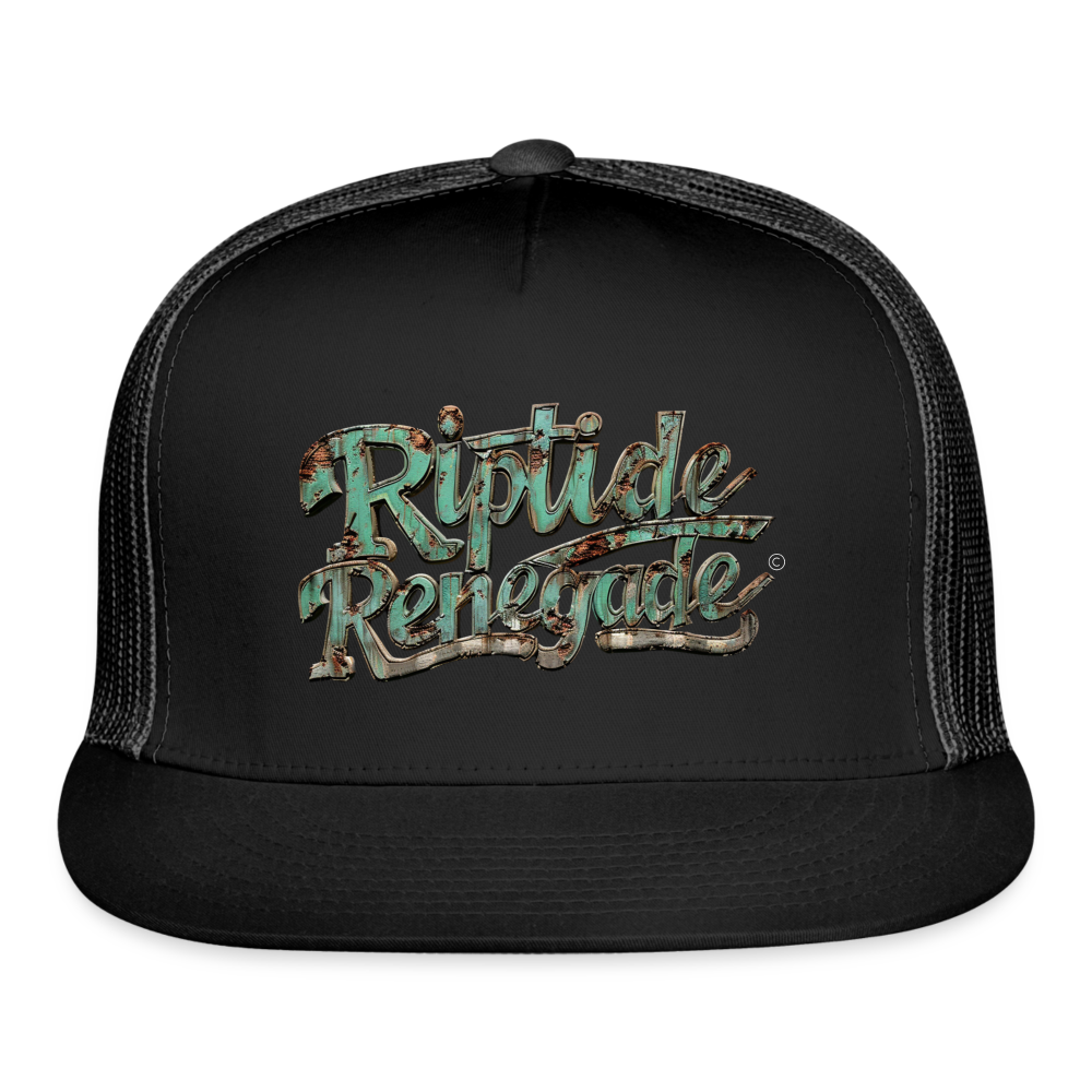 Riptide Renegade Band Trucker Cap - black/black