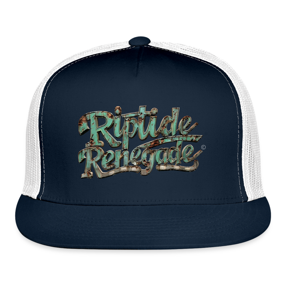 Riptide Renegade Band Trucker Cap - navy/white