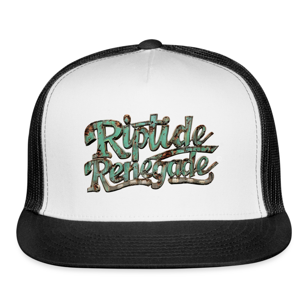 Riptide Renegade Band Trucker Cap - white/black