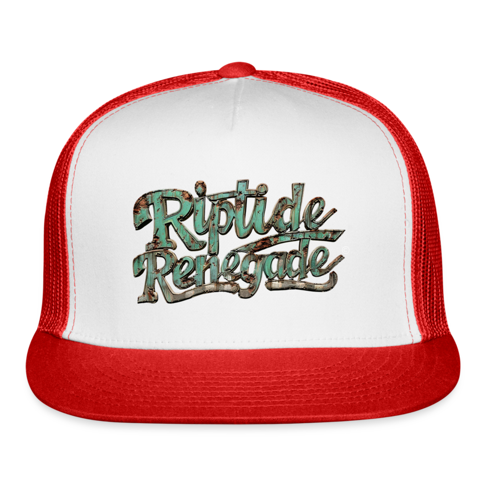 Riptide Renegade Band Trucker Cap - white/red