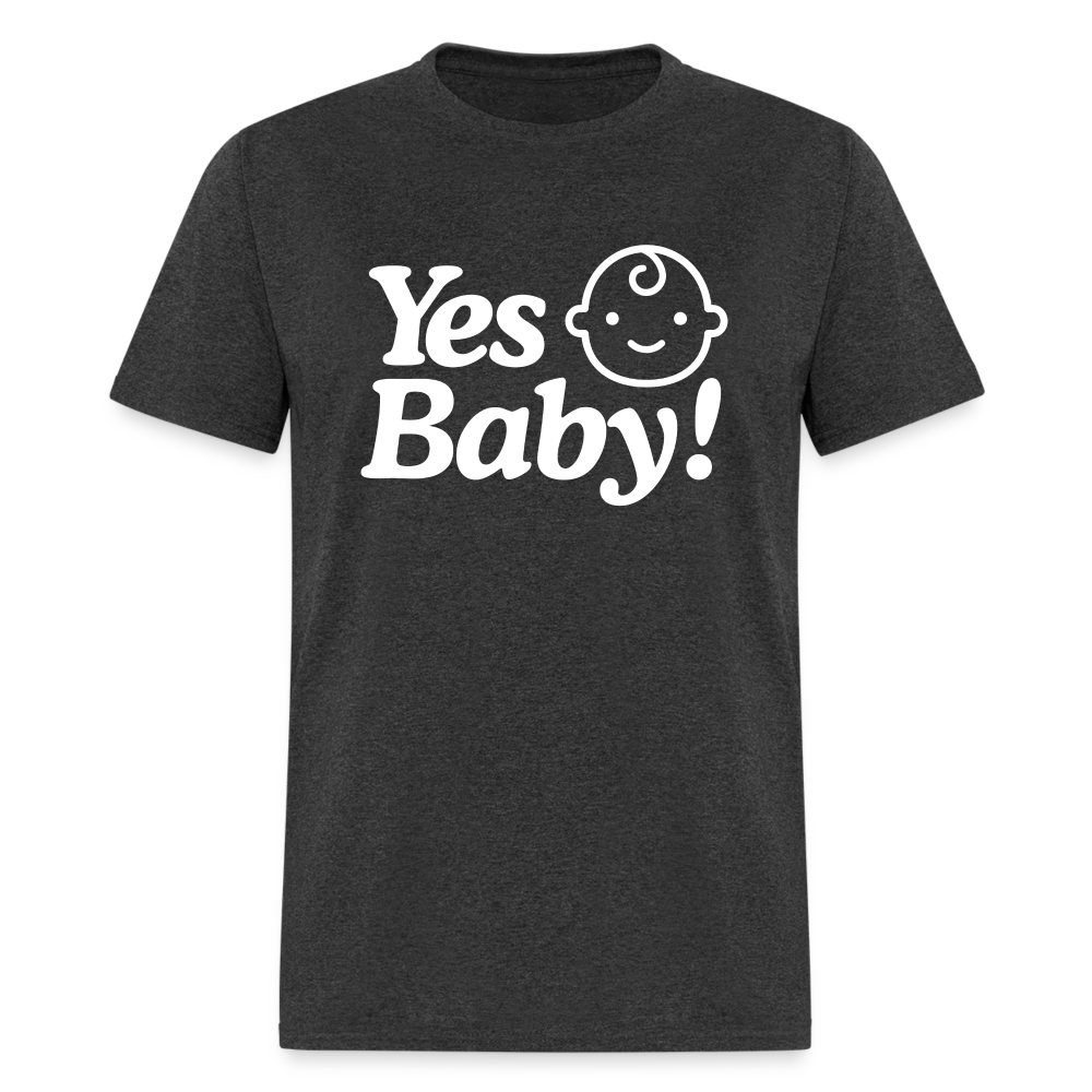 Yes Baby! (w/Baby Head) Riptide Renegade Unisex T-Shirt - heather black