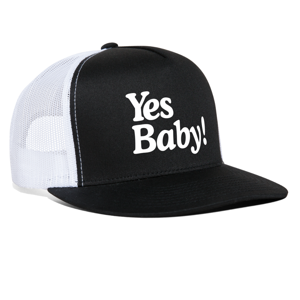 Yes Baby! Riptide Renegade Trucker Cap - black/white